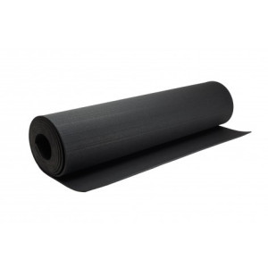 ReFlex fitness gumilemez, fekete - 10 mm vastag, 1,25 x 5 m tekercs