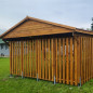 Kocsibeálló oldalfal elem 200 × 200 cm