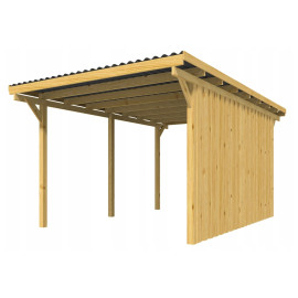 Kocsibeálló egyállásos Levana Or – 1 oldalfallal 300x500 cm