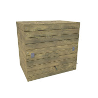 Fa komposztáló 600 liter – 99 × 69,5 × 94 cm