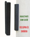 Gumi ütközésvédő sarokelem – 50×12×6cm