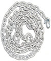 Közterületi - Hintához láncszett 6mm x 2,5m, horganyzott Curve laphintához