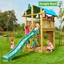 Jungle Gym Fort kerti játszótér csúszdával és ajándék vágással