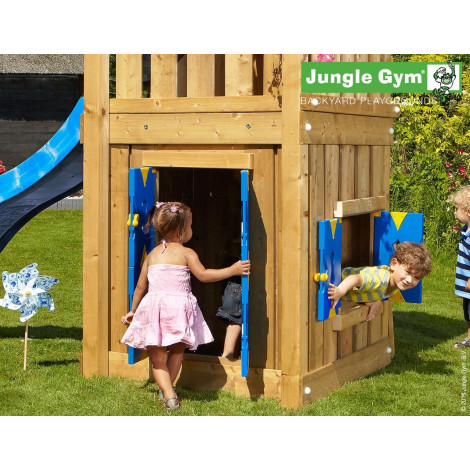 Jungle Gym Playhouse kerti játszótér modul 145 cm ajándék vágással