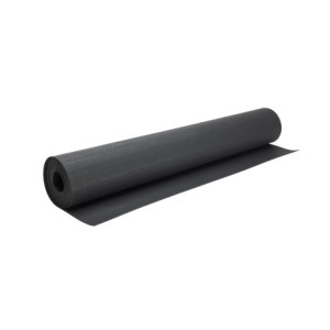 ReFlex fitness gumilemez, fekete - 6 mm vastag, 1,25 x 5 m tekercs
