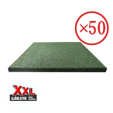 XXL Reflex gumi járólap, 3x50x50, zöld (50db)