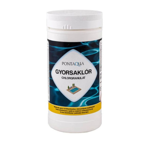 Gyorsaklór 1 kg – Klórgranulátum gyors fertőtlenítéshez