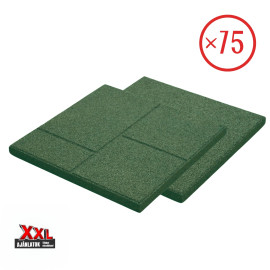 XXL ReFlex Step 2in1 gumilap csomag, 2x40x40 cm, zöld – 75 db / 12 m²