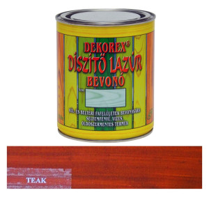 Dekorex lazúr teak színben - 0,75 l