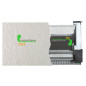KIÁLLÍTÁSI DARAB - Elektromos kerámia hőtárolós fűtőpanel - Climastar Optimus 1600 W White Limestone