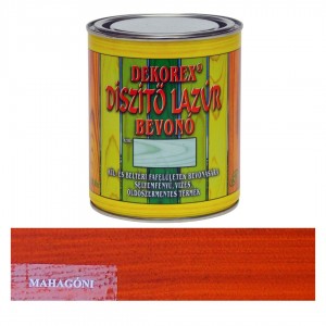Dekorex lazúr mahagóni színben - 0,75 l