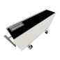 KIÁLLÍTÁSI DARAB - Elektromos kerámia hőtárolós fűtőpanel - Climastar Optimus 1600 W White Limestone