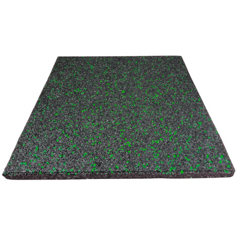 ReFlex Gym Pro20 EPDM mix gumilap - 2x50x50 cm, fekete-zöld