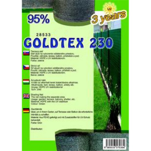 Árnyékoló háló - GOLDTEX230 1,8 x 50 m 95%